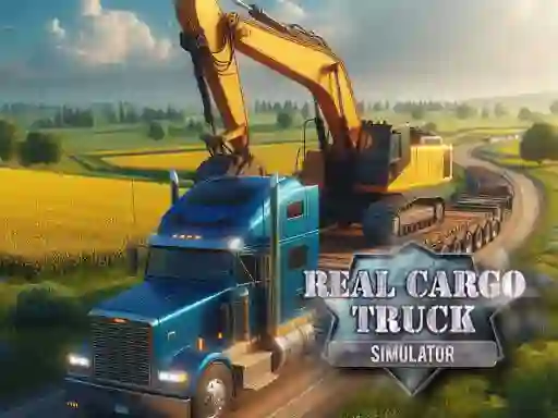 Mäng Real Cargo Truck Simulator Internetis