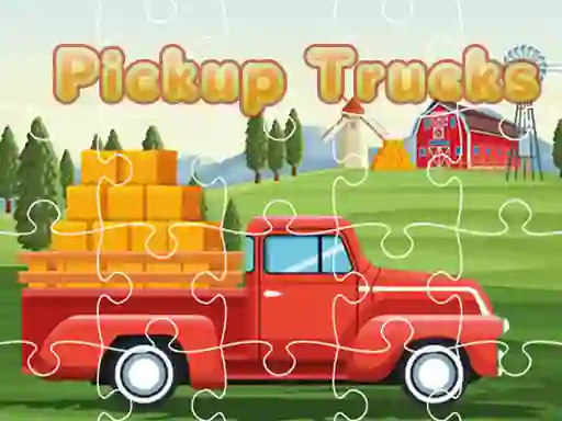 Mäng Pickup Trucks Jigsaw Internetis