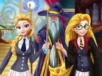 Mäng Princesses at School of Magic Internetis