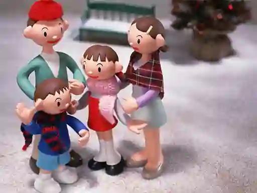 Mäng Christmas Clay Doll Puzzle Internetis