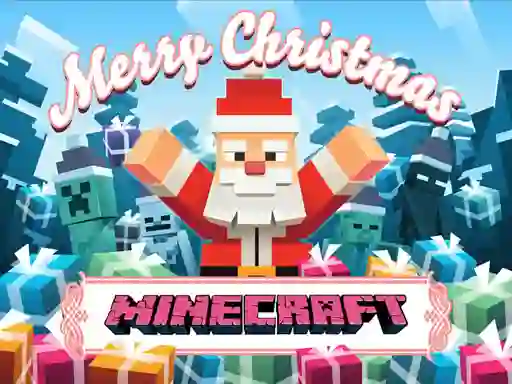 Mäng MineCraft Christmas Jigsaw Puzzle Internetis