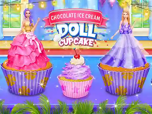 Mäng Ice Cream Doll Cake Maker Internetis