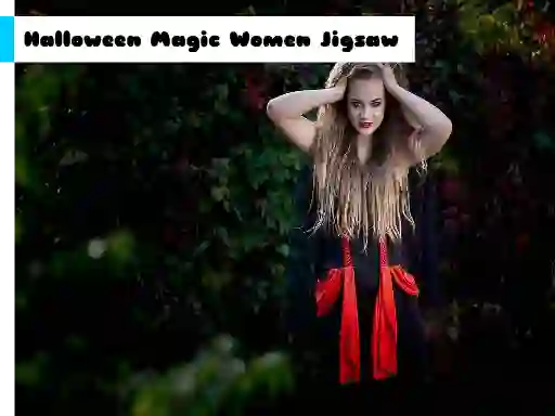 Mäng Halloween Magic Women Jigsaw Internetis
