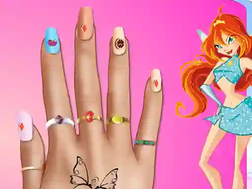 Mäng Winx Nail Makeover Internetis