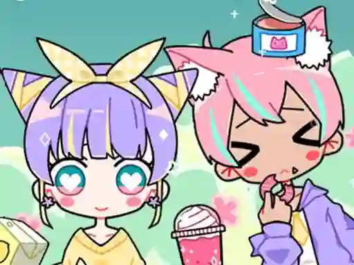 Mäng Cute Girl Avatar Maker Internetis