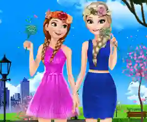 Mäng Sisters Spring Day Internetis