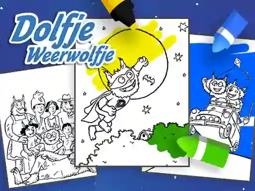 Mäng Coloring Alfie The Werewolf Internetis