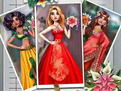 Mäng Exotic Wedding Looks Internetis