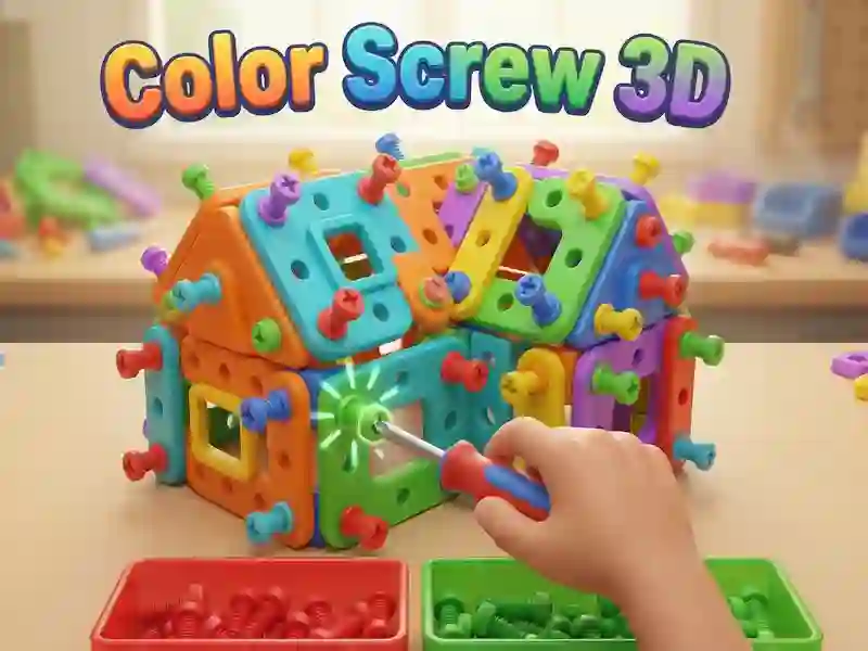 Mäng Color Screw 3D Internetis