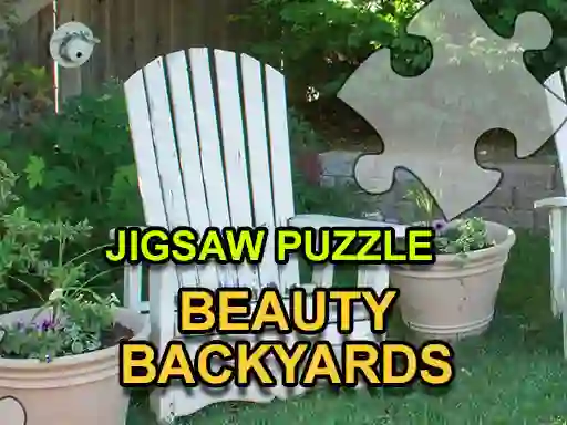 Mäng Jigsaw Puzzle: Beauty Backyards Internetis
