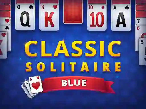 Mäng Classic Solitaire Blue Internetis