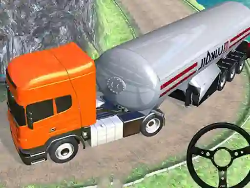 Mäng Off road oil tanker transport truck Internetis