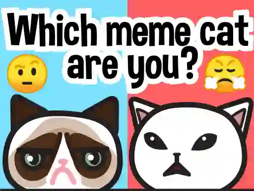 Mäng Which Meme Cat Are You? Internetis