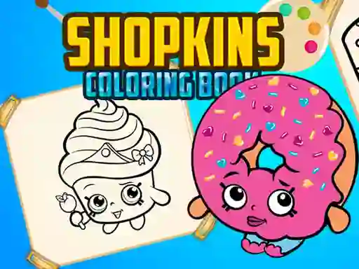Mäng Shopkins Coloring Book Internetis