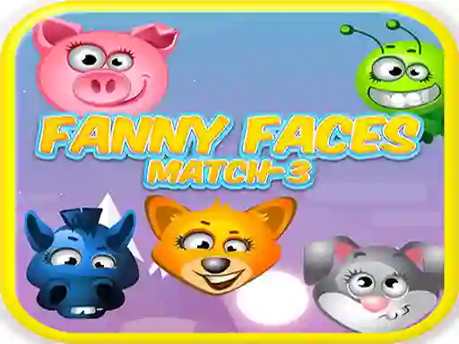 Mäng Funny Faces Match-3 Internetis
