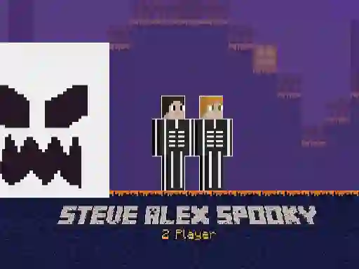 Mäng Steve Alex Spooky 2 Player Internetis