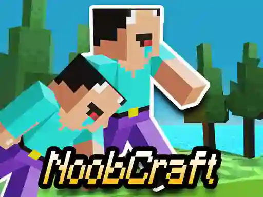 Mäng Parkour Craft Noob Steve 2 Internetis