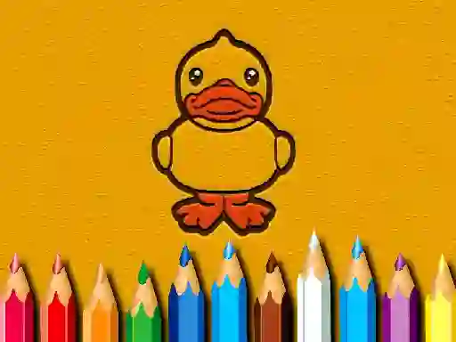 Mäng Back To School: Ducks Coloring Book Internetis