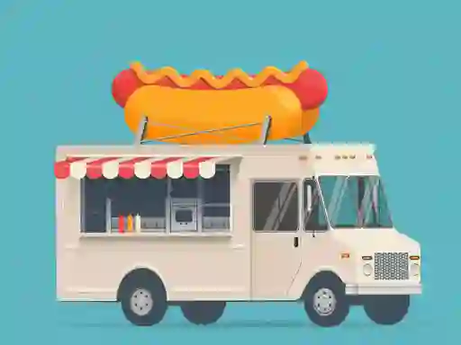 Mäng Food Trucks Jigsaw Internetis