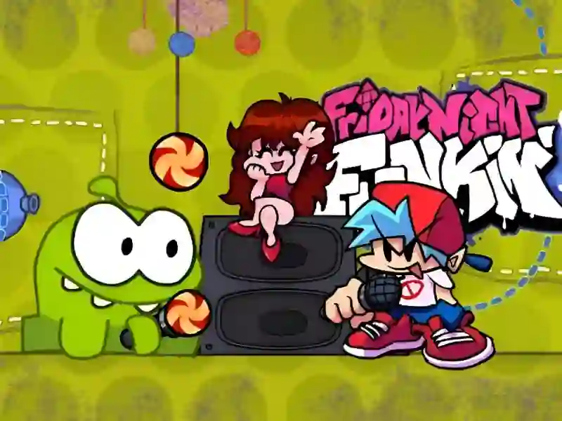 Mäng Friday Night Funkin VS Om Nom from Cut The Rope Internetis