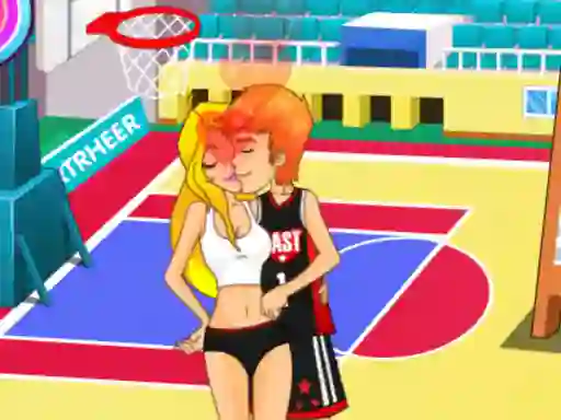 Mäng Basketball Kissing Internetis