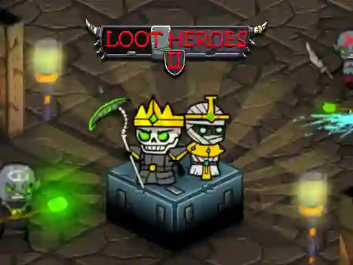 Mäng Loot Heroes 2 Internetis