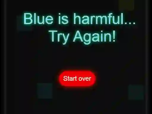 Mäng Avoid the blue Internetis