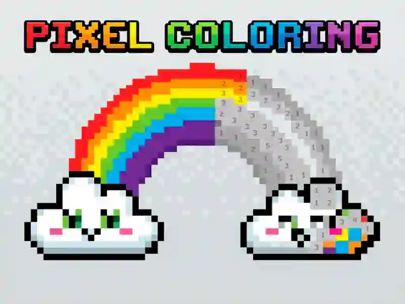 Mäng Pixel Coloring Internetis