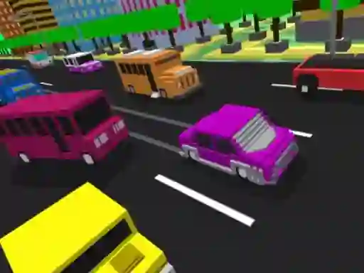 Mäng Blocky Highway Racing Internetis