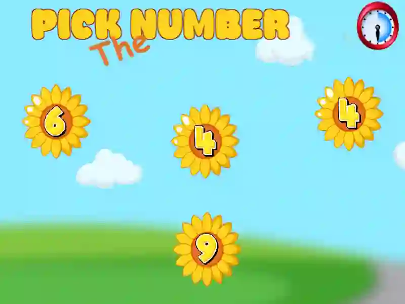 Mäng Pick The Number Internetis