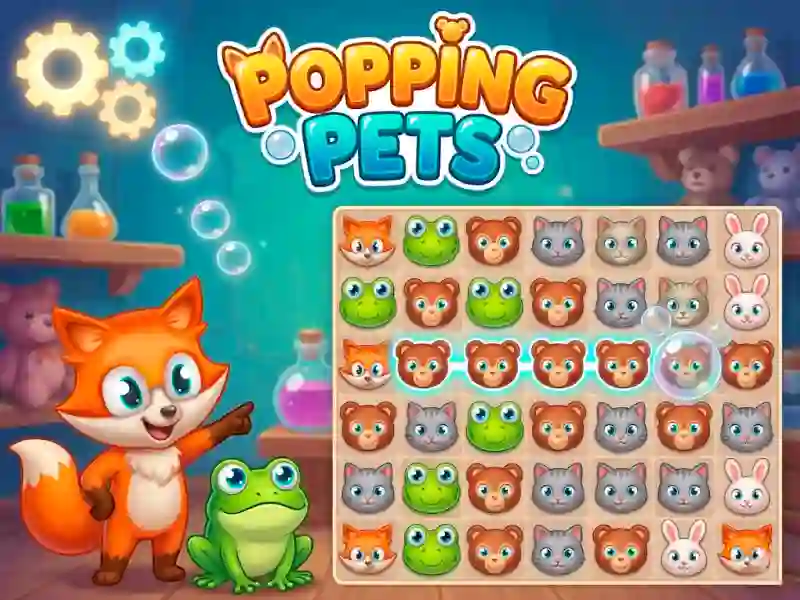 Mäng Popping Pets Internetis