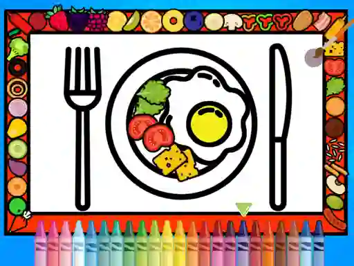 Mäng Color and Decorate Dinner Plate Internetis