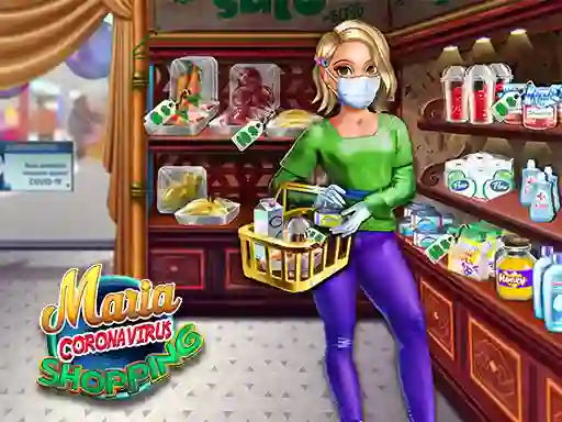 Mäng Maria Coronavirus Shopping Internetis