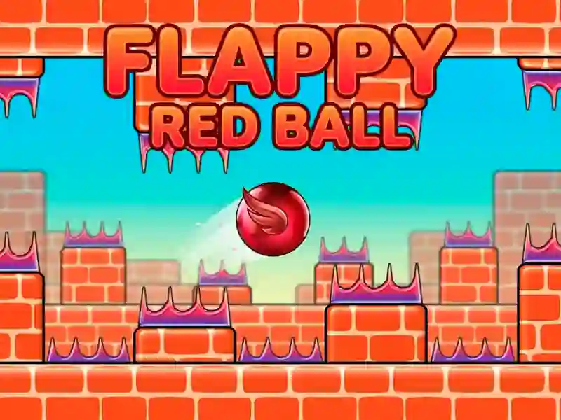 Mäng Flappy red ball Internetis