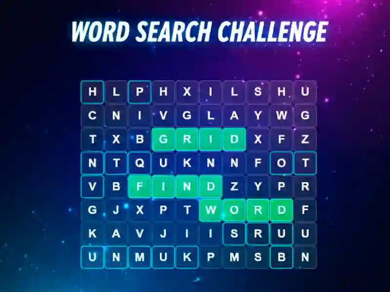 Mäng Word Search Challenge Internetis