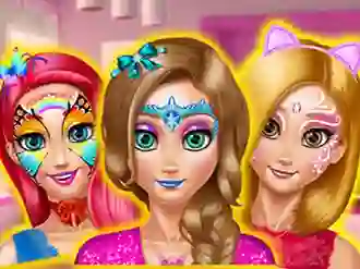 Mäng Princesses Room Face Painting Internetis
