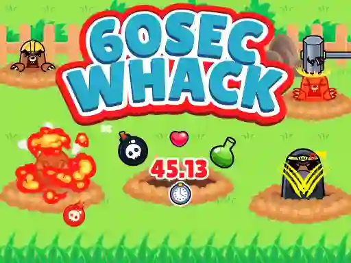 Mäng 60 Second Whack Internetis