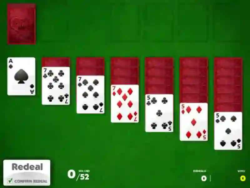 Mäng Solitaire Internetis