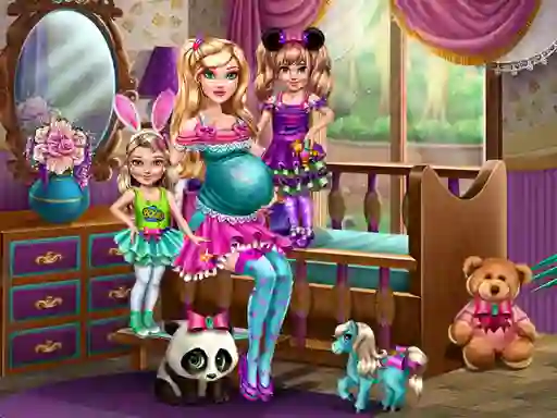 Mäng Barbie With Twins Internetis