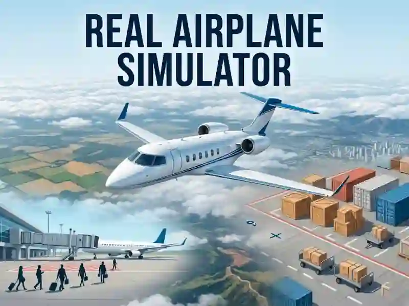 Mäng Real Airplane Simulator Internetis