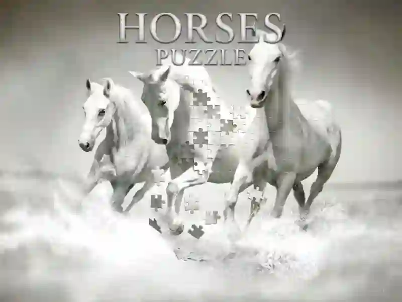 Mäng Horses Puzzle Internetis