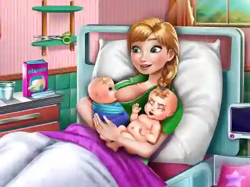 Mäng Ice Princess Twins Birth Internetis