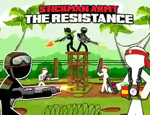 Mäng Stickman Army: The Resistance Internetis