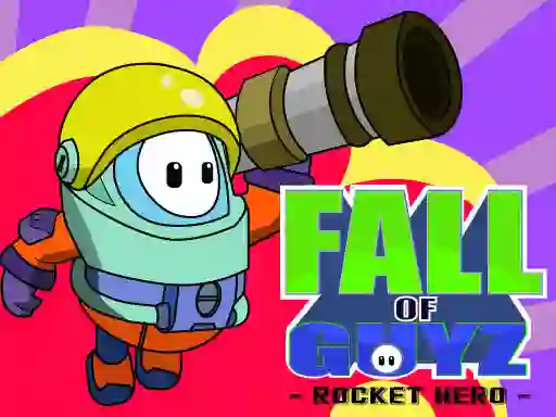 Mäng Fall Guys Rocket Hero Internetis