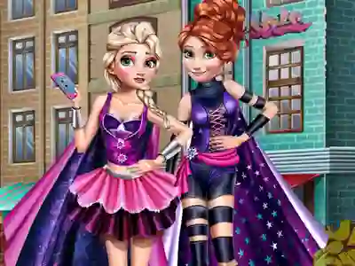Mäng Superhero Spring Princess Dress Up Internetis