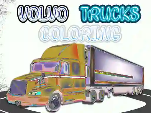 Mäng Volvo Trucks Coloring Internetis