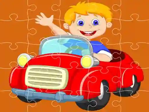 Mäng Pedal Cars Jigsaw Internetis