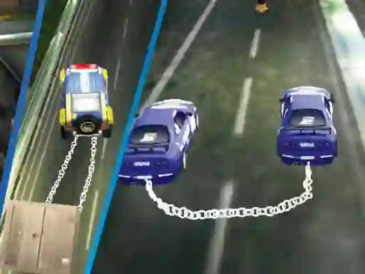 Mäng Chained Impossible Driving Police Cars Internetis