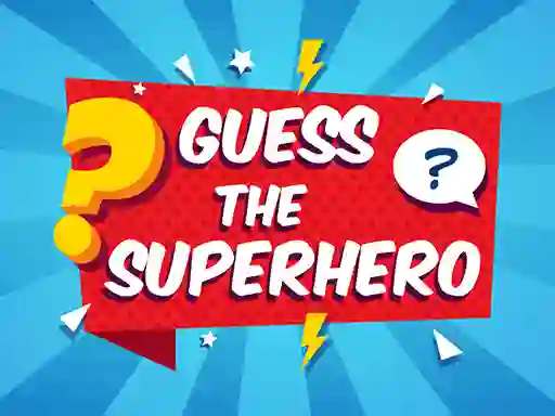 Mäng Guess The Superhero Internetis