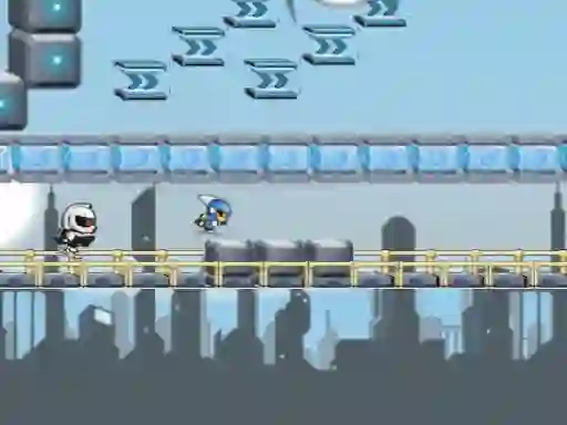 Mäng Gravity Guy HTML5 Internetis